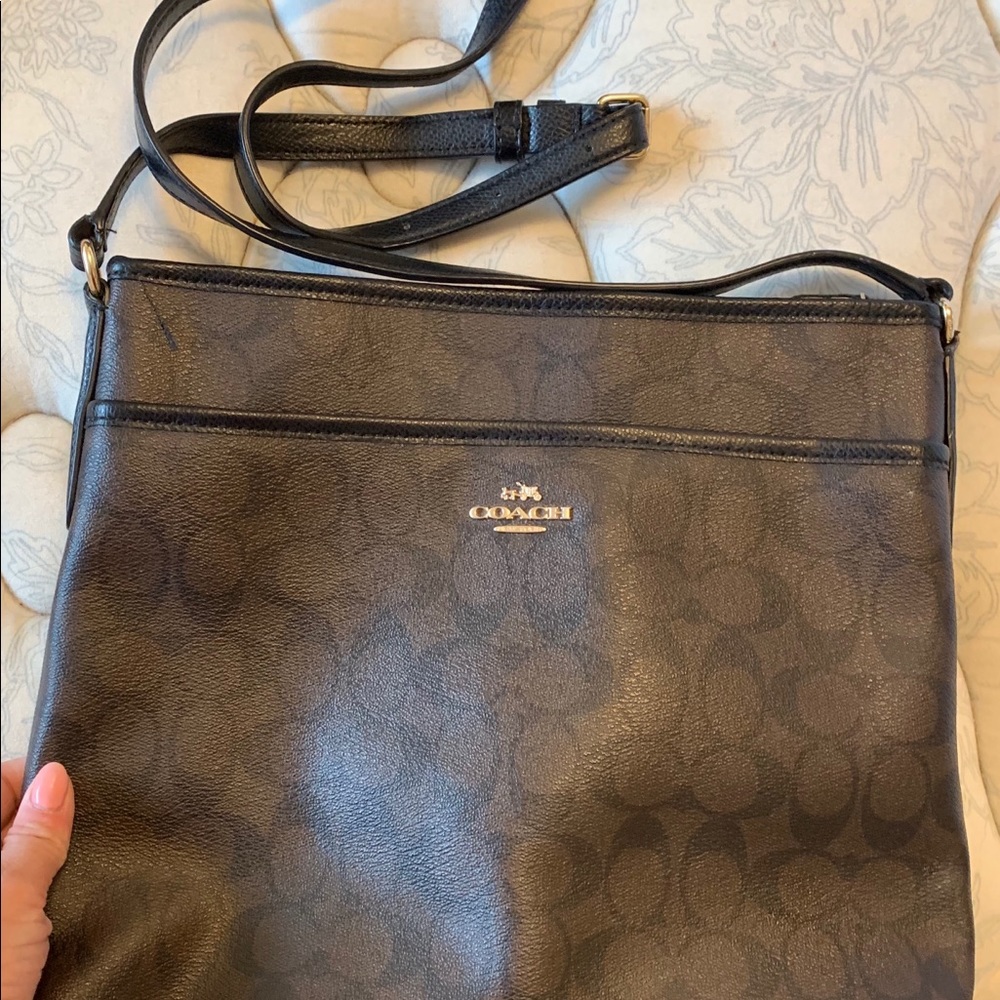 Signature logo coach crossbody bag - Picture 2 of 5